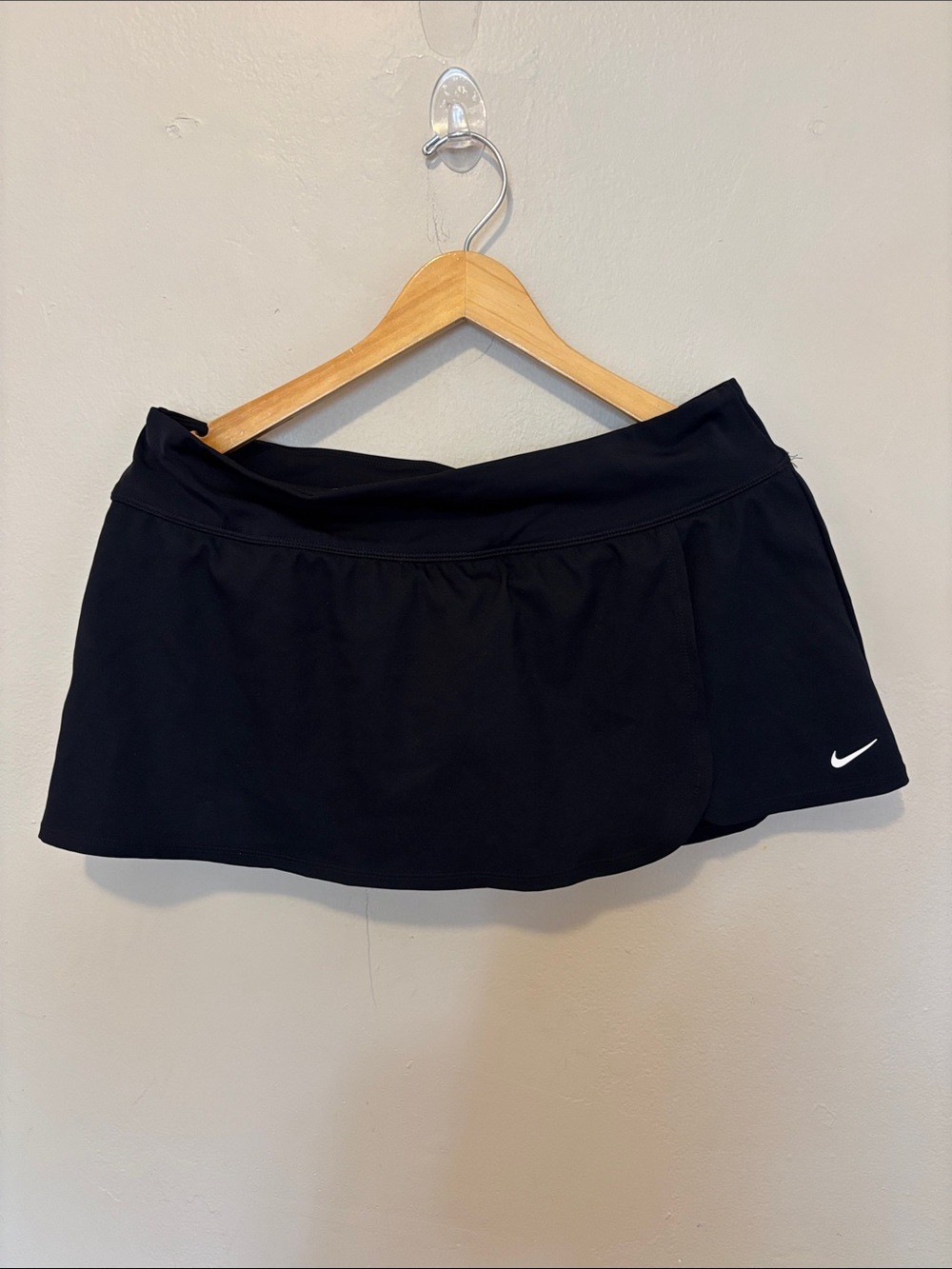 Nike Black Skort with White Swoosh